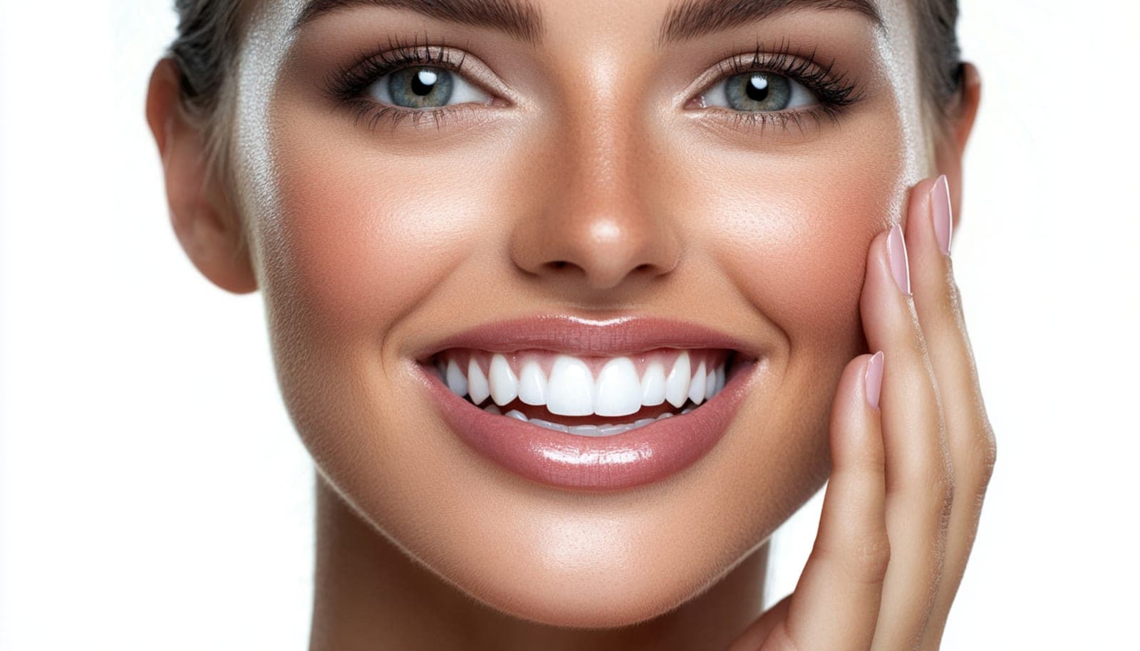 A bright, confident smile after cosmetic treatment at AllClear Dental Centre